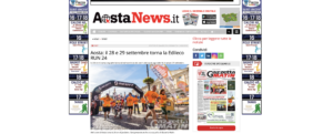 Aosta: il 28 ed il 29 settembre torna la Edileco RUN24