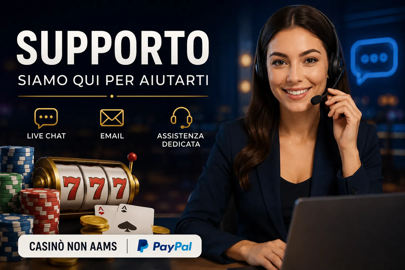 casino non aams paypal supporto